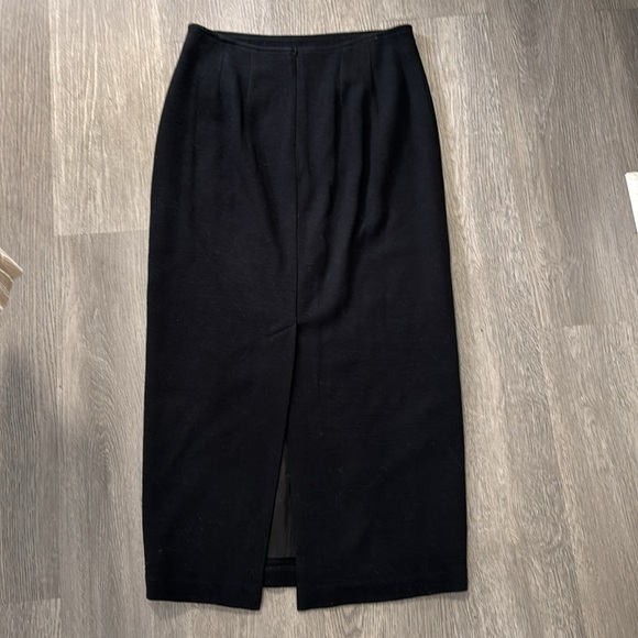 Vintage Jeanne Pierre Wool Blend Long Skirt size 10 - Picture 5 of 7